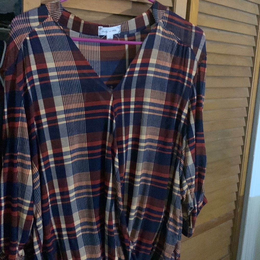 Plaid Top